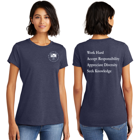 WAAS District V.I.T. Ladies Cut Rung Spun Cotton Tee