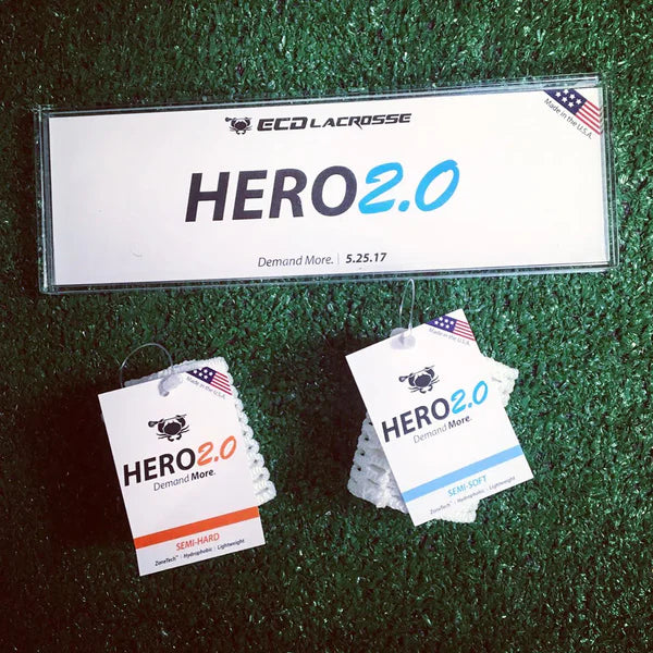 ECD Hero 2.0 Semi-Soft Lacrosse Mesh Stringing Piece