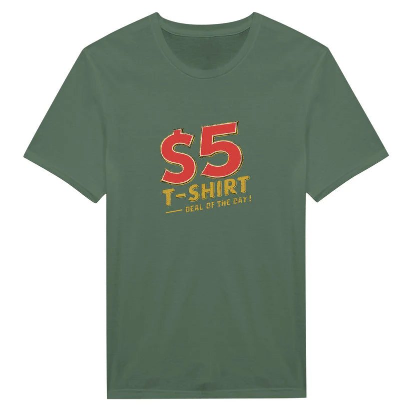 $5 T-Shirt Men's